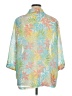 Cathy Daniels 100% Polyester Tropical Teal 3/4 Sleeve Blouse Size 1X - photo 2