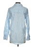 A New Day Stripes Blue Long Sleeve Button-Down Shirt Size XS - photo 2