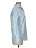 A New Day Stripes Blue Long Sleeve Button-Down Shirt Size XS - photo 4