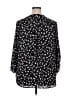 Lush 100% Polyester Black 3/4 Sleeve Blouse Size 2X - photo 2