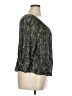 Faded Glory 100% Polyester Green 3/4 Sleeve Blouse Size XL - photo 4