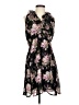 Love Tree 100% Polyester Floral Black Casual Dress Size S - photo 1