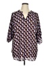 Worthington Brown 3/4 Sleeve Blouse Size 1X - photo 1