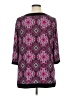Kim Rogers Purple 3/4 Sleeve Blouse Size 1X - photo 2