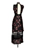 Foxiedox 100% Polyester Paisley Black Cocktail Dress Size XS - photo 2