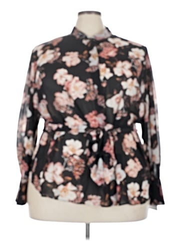 Rachel Roy Long Sleeve Blouse (view 1)