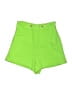 Zara Solid Green Shorts Size XS - photo 1