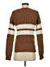 Press Stripes Brown Pullover Sweater Size S - photo 2