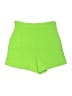 Zara Solid Green Shorts Size XS - photo 2