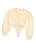 Assorted Brands Solid Ivory Pink Long Sleeve Blouse Size S - photo 1