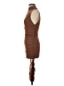Shein Solid Brown Cocktail Dress Size XS - photo 5