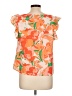 Shein 100% Polyester Orange Sleeveless Blouse Size 12 - photo 2