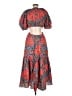 Ulla Johnson Paisley Red Casual Dress Size M (estimated) - photo 2