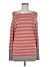 Between Me & You Stripes Red Pullover Sweater Size M - photo 1