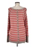 Between Me & You Stripes Red Pullover Sweater Size M - photo 2