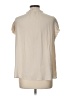 Rielle 100% Polyester Ivory Short Sleeve Blouse Size L - photo 2
