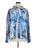 Shein Print Blue Long Sleeve Blouse Size XL - photo 1