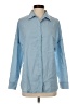 Shein 100% Polyester Color Block Blue Long Sleeve Blouse Size 4 - photo 1