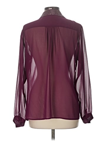 American Glamour by Badgley Mischka Long Sleeve Blouse (view 2)