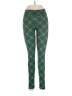 Planet Gold Argyle Green Leggings Size M - photo 1