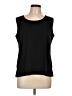 Notations Black Sleeveless T-Shirt Size L - photo 1