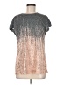 Unbranded Metallic Silver Short Sleeve T-Shirt Size M - photo 1