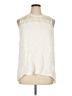 Unbranded Ivory Sleeveless Blouse Size L - photo 1