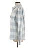 Assorted Brands Checkered-gingham Blue Long Sleeve Blouse Size L - photo 5