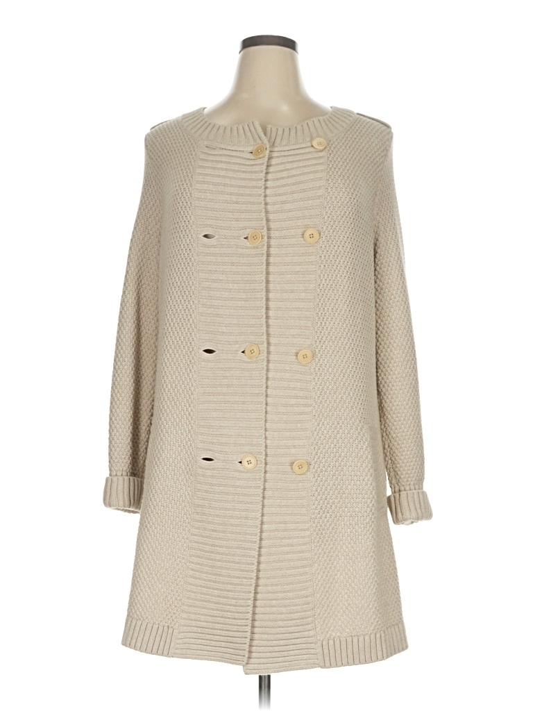 Pre-owned Talbots Cardigan Sweater In Brown