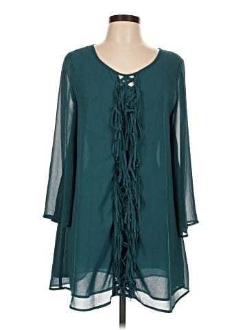 Blu Pepper 3/4 Sleeve Blouse (view 1)