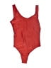 Unbranded Solid Red One Piece Swimsuit Size L - photo 1