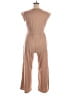 Just Be... Solid Tan Jumpsuit Size 1X - photo 2