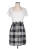 No Comment Plaid White Casual Dress Size L - photo 1
