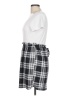 No Comment Plaid White Casual Dress Size L - photo 5