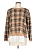 Anne Klein Plaid Tan Pullover Sweater Size L - photo 1