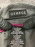 George 100% Polyester Solid Gray Casual Skirt Size 8 - photo 4