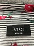 VICI Floral Gray Black Long Sleeve Blouse Size M - photo 7