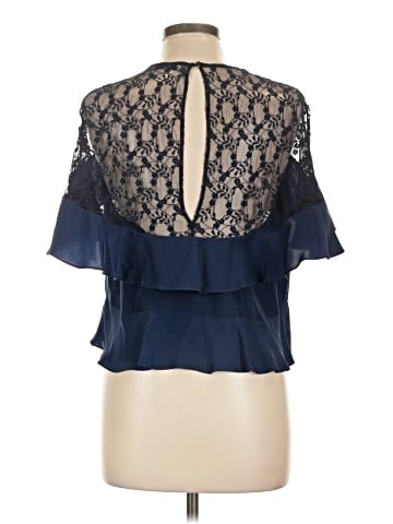 Sandro Short Sleeve Blouse (view 2)
