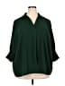 Merry Fun Green 3/4 Sleeve Blouse Size 2X - photo 1