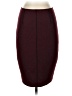 Ann Taylor 100% Polyester Solid Burgundy Formal Skirt Size 0 - photo 1