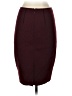 Ann Taylor 100% Polyester Solid Burgundy Formal Skirt Size 0 - photo 2