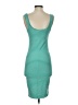 Forever 21 Stripes Teal Casual Dress Size S - photo 2