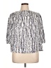 Worthington 100% Polyester Silver 3/4 Sleeve Blouse Size XL - photo 1