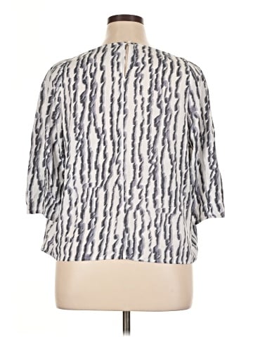 Worthington 3/4 Sleeve Blouse (view 2)