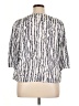 Worthington 100% Polyester Silver 3/4 Sleeve Blouse Size XL - photo 2