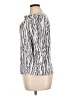 Worthington 100% Polyester Silver 3/4 Sleeve Blouse Size XL - photo 5