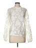 Shein 100% Polyester Ivory Long Sleeve Blouse Size L - photo 1