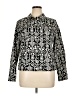 Liz Claiborne Print Black Jacket Size 16 - photo 1
