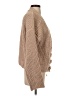 Pol 100% Polyester Tan Cardigan Size S - photo 4