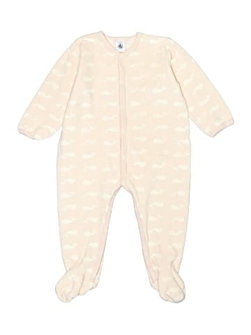 Petit Bateau Long Sleeve Onesie (view 1)